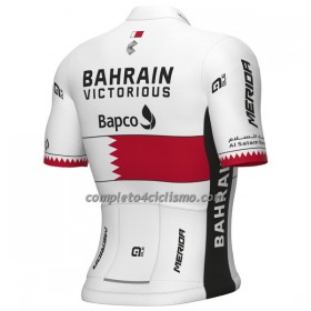 Maglia 2023 Bahrain Victorious Campione Del Bahrein Manica Corta